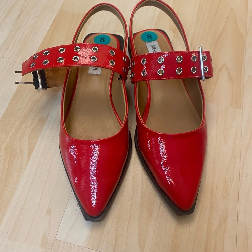 Steve Madden smokee buckle slingbacks - Picture 5 of 10